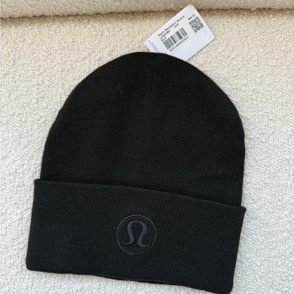 lululemon athletica Classic Black Knit Hat